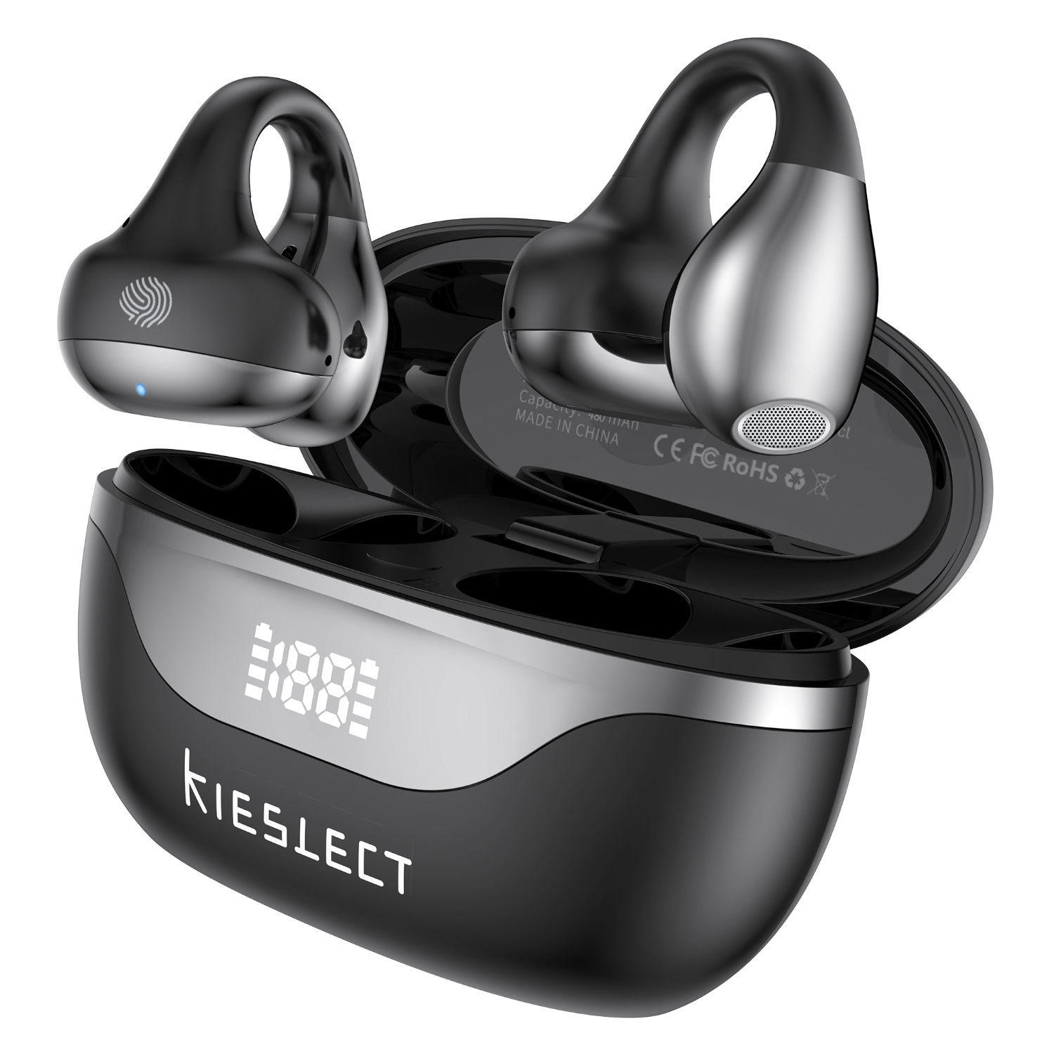 Kieslect Earbuds Open Negro